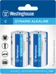 Щелочная батарейка Westinghouse Dynamo Alkaline C/LR14 2 шт (0889554000021) - изображение 1
