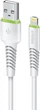 Кабель Intaleo CBFLEXL1 Lightning 1.2 м White (1283126487460) - зображення 1