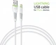 Кабель Intaleo CBFLEXL0 USB-A to Lightning 12W 0.2 м White (1283126487439) - изображение 3