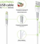 Кабель Intaleo CBFLEXL0 USB-A to Lightning 12W 0.2 м White (1283126487439) - изображение 4