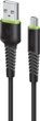 Кабель Intaleo CBFLEXM0 USB-A to Micro-USB 28W 0.2 м Black (1283126487422) - изображение 1