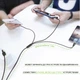 Кабель Intaleo CBFLEXU1 3 in 1 USB-A to Micro/Lightning/Type-C 1.4 м Black (1283126487521) - изображение 5