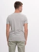 Футболка хлопковая длинная мужская Tommy Hilfiger 9522.2 S Серая - изображение 2