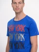 Футболка хлопковая длинная мужская Tommy Hilfiger 9521.3 S Электрик - изображение 4