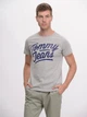 Футболка хлопковая длинная мужская Tommy Hilfiger 9625.2 S Серая - изображение 1