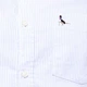 Рубашка Jack Wills Stableton Stripe Short Sleeve Oxford Shirt Sky Blue Blue, XS (40) (11044562) - изображение 2
