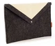 Чохол для планшета FeltFabricDesign 40,5×27 з фетру чорний М9 (10464) - зображення 1