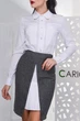 Спідниця жіноча з розрізом Carica UB-3225-8 58085 XS графіт - зображення 2