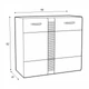 Комод Locarno Forte 90x82x41 (LCRK221) 002164 - изображение 2