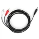 Кабель мультимедийный Jack 3.5mm M to 2xRCA 3 m Vinga (VCPDCJ35MRCA23BK) - изображение 1