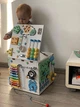 Бизиборд BusyKids Бизикуб Белый с Доступом Внутрь 30х30см (KV24021) - изображение 6