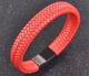 Мужской кожаный браслет Primo Rock Lux 20.5 Red Primo красный - изображение 4