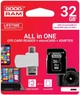 Карта памяти Goodram microSDHC class 10 UHS-1 SD adapter OTG Card reader 32Gb - изображение 2