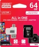 Карта памяти Goodram microSDHC class 10 UHS-1 SD adapter OTG Card reader 64Gb - изображение 2