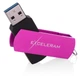USB флеш накопичувач eXceleram 128GB P2 Series Purple/Black USB 3.1 Gen 1 (EXP2U3PUB128) - изображение 3