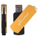 USB флеш накопичувач eXceleram 64GB P2 Series Gold/Black USB 3.1 Gen 1 (EXP2U3GOB64) - зображення 4