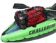 Двомісна надувна байдарка Intex 68306 Challenger K2 (351x76x38 см) + Весла та ручний насос - зображення 3