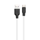 USB Hoco X21 Plus Silicone Type-C 2m Цвет Чёрно-Белый - изображение 1