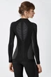 Термобелье реглан женский SPAIO Merino W02 S черный/серый - изображение 2