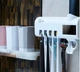 Тримач-диспенсер для зубної пасти та щітки Toothbrush sterilizer автоматичний (YU8SH8727) - зображення 6
