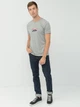Футболка хлопковая длинная мужская Tommy Hilfiger 10022.2 S Серая - изображение 3