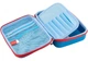 Пенал-сумка с тиснением, на замке Cool For School голубой 14,5*20,5*2,5 см (QT-5687-Blue) - изображение 2