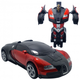 Машинка детская на радиоуправлении Трансформер Bugatti Robot Car Size 18 Красная с черным VD026 - изображение 1