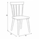 Стілець Barkley Halmar 50x85x50 (V-CH-BARKLEY-KR) 009099 - изображение 3