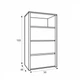 Комод Montana Gała Meble 50x103x46 (Montana KS3) 000884 - изображение 2