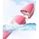 Детская полнолицевая панорамная маска для плавания FREE BREATH (XS) M2068G Coral - изображение 7