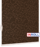 Ролета тканинна INROLL Есо-Mini 50х165 см Akant Венге 2261 - зображення 4