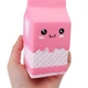 Мягкая игрушка-антистресс сквиши SQUISHY "Няшка Молоко" с ароматом розовый - изображение 2