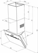 Вытяжка кухонная Pyramida NR-MG 60 (1000) M BL - изображение 3
