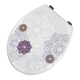 Сидіння з кришкою для унітазу Bathlux Flor de clasico 50502, коло з кришкою на унітаз, сидушка на туалет (SKU_132606) - зображення 2