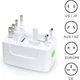 Туристичний дорожній мережевий адаптер Travel Універсальний Adaptor Surge Protector (240620PL0110) - зображення 1