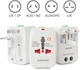 Туристичний дорожній мережевий адаптер Travel Універсальний Adaptor Surge Protector (240620PL0110) - зображення 4