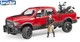 Машинка Bruder позашляховик Dodge RAM 2500 з мотоциклістом (02502) - зображення 4