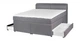 Кровать PROGRESS sofas&beds Флекси Boxspring 163х225 см Серый - изображение 2