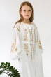 Вишита сукня для дівчинки White 5 128 UKR-0222 UkrGlamour - изображение 3