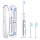 НАСАДКИ ДЛЯ УЛЬТРАЗВУКОВОЇ ЗУБНОЇ ЩІТКИ MEDICA + PROBRUSH 9.0 (ULTASONIC) White (4 ШТУКИ) - зображення 3