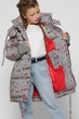 Куртка зимова з написами для дівчинки X-Woyz DT-8313-14 60067 110 см червоний - зображення 1