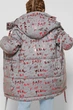 Куртка зимова з написами для дівчинки X-Woyz DT-8313-14 60067 110 см червоний - зображення 3