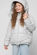 Коротка зимова куртка з люрексом X-Woyz DT-8314-20 122 см сріблястий - зображення 3