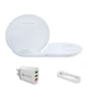 2 в 1 Беспроводное зарядное устройство для iPhone, Apple Watch | + блок питания на 3USB(905211) - изображение 1