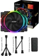 Набор вентиляторов PcCooler Corona 3-in-1 FRGB KIT - изображение 6