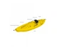 Каяк SEAFLO одномісний SF-1010 Yellow - зображення 6