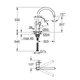 Змішувач для кухні Grohe Bau Loop (колір - хром) (31368001) - зображення 2
