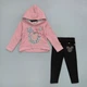 Костюм Bellarose для дівчинки 98 см Бузковий з чорним 15357 - зображення 1