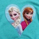 Свитшот Kids collection "Эльза и Анна" для девочки 92 см Бирюзовый 11863 - изображение 2