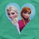 Свитшот Kids collection "Эльза и Анна" для девочки 92 см Зеленый 11862 - изображение 2